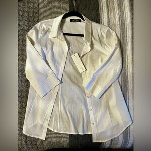 Made by Johnny Tailored White Shirt